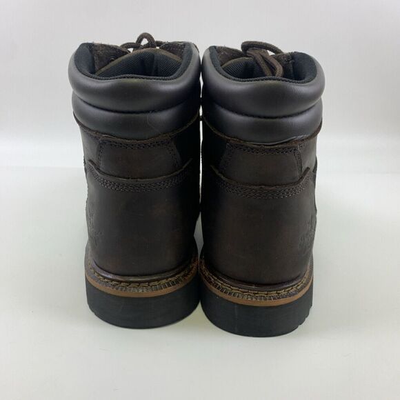 Thorogood Steel Toe 804-4278 Work Boots 6" Brown Leather Lace Up Mens 11 Wide - Picture 9 of 16